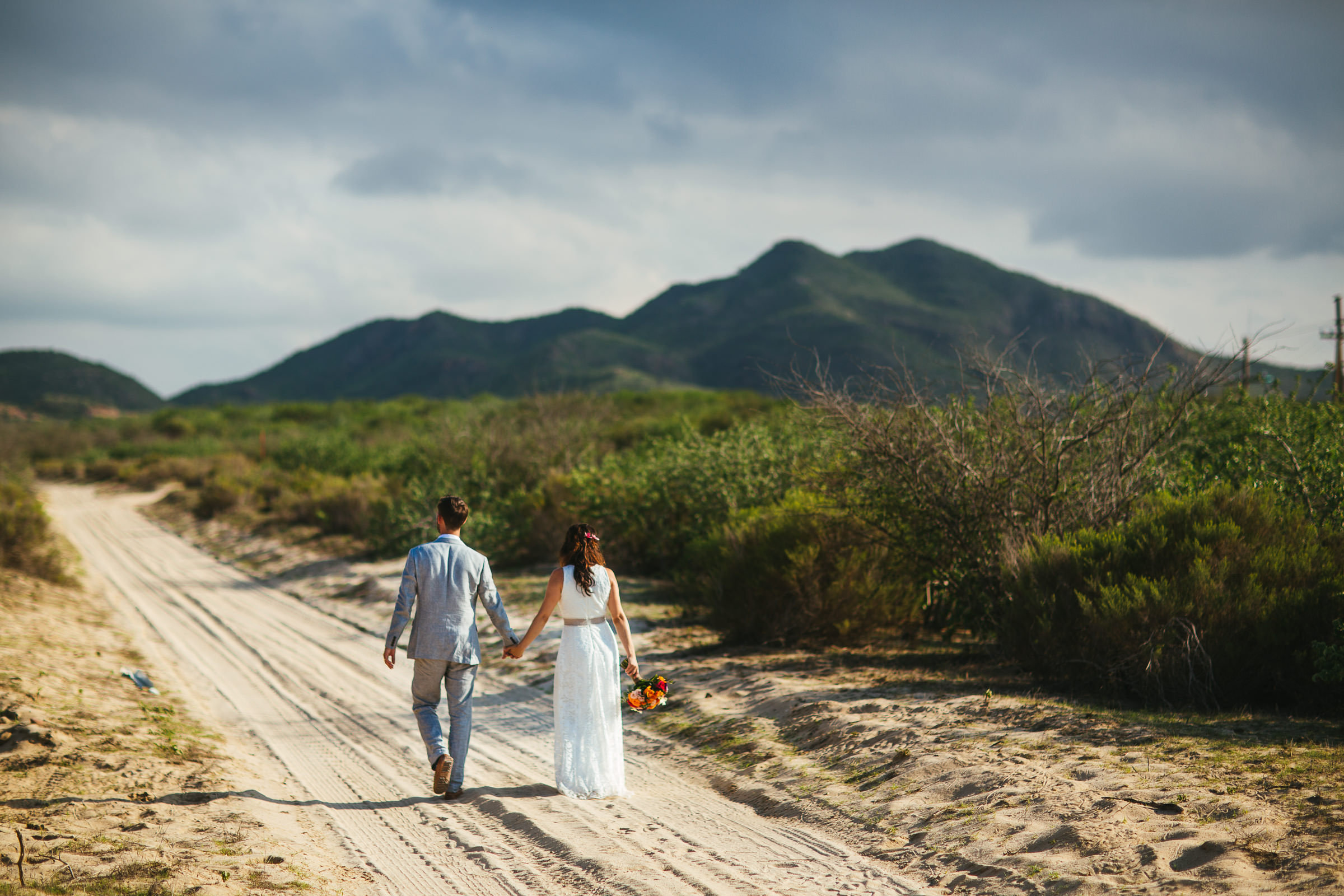 Destination wedding at Rancho Leonero in Cabo Mexico