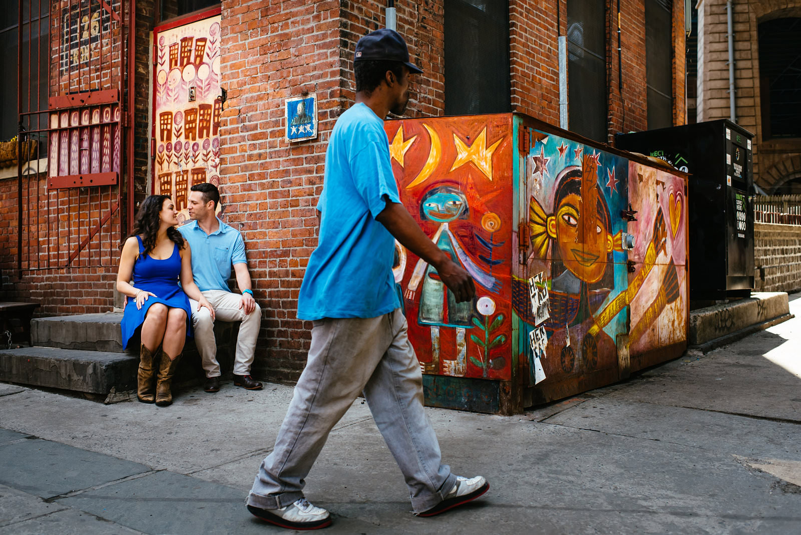 NYC DUMBO engagement session