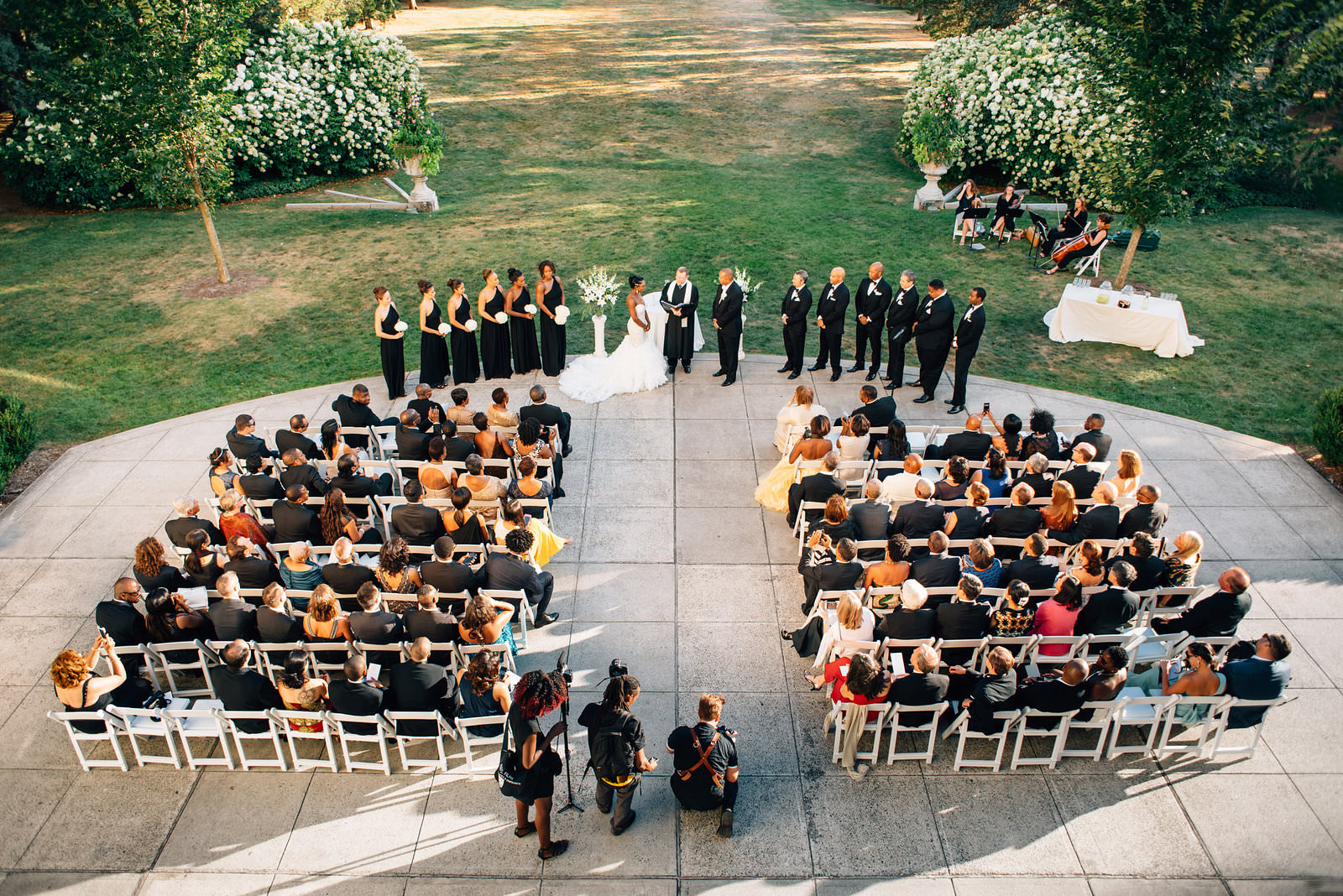 Wadsworth Mansion outdoor wedding