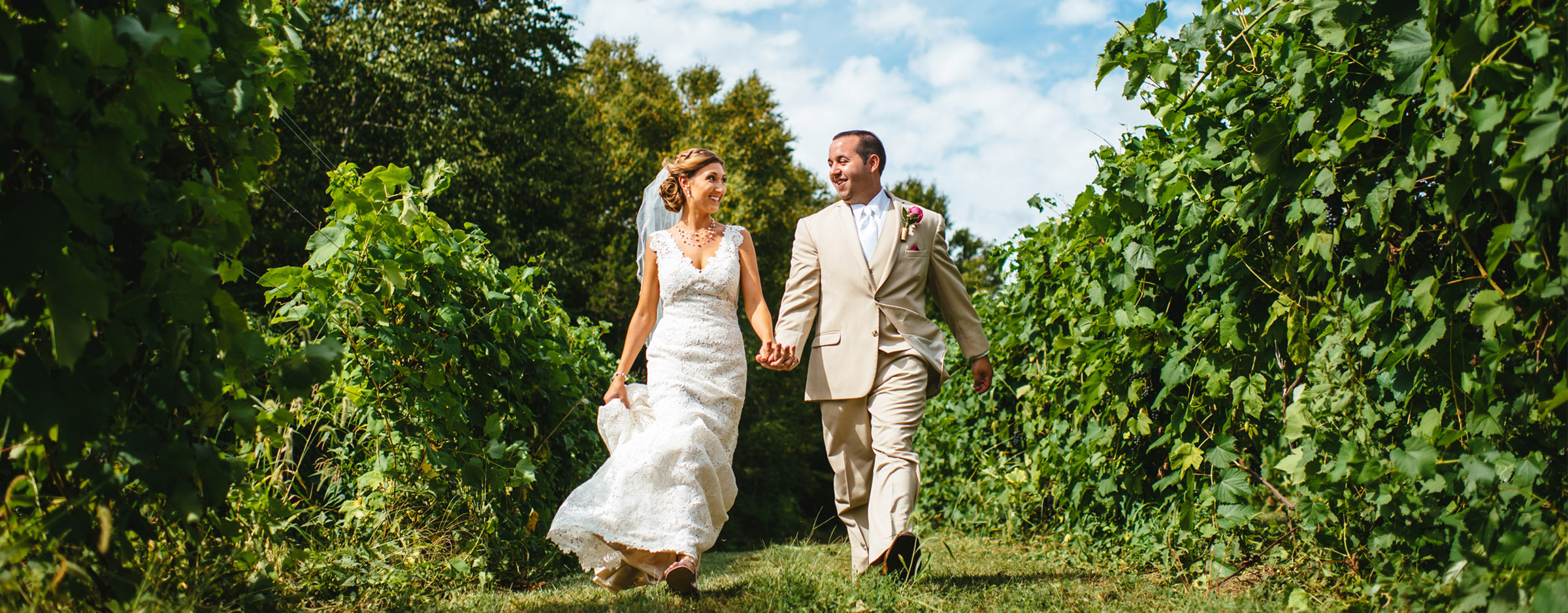 Preston Ridge Vineyard Outdoor Summer Wedding CT