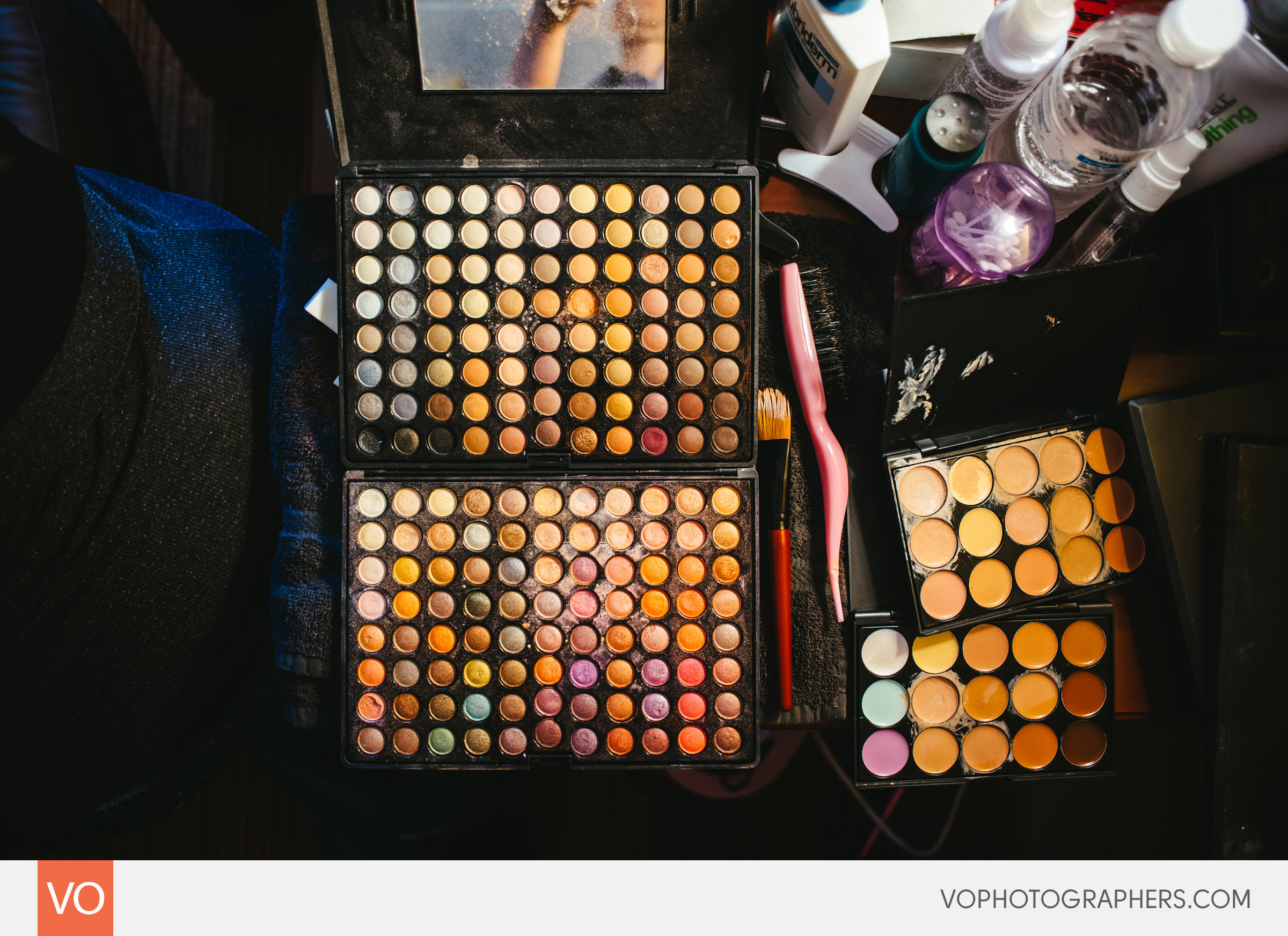 Makeup artists color palette