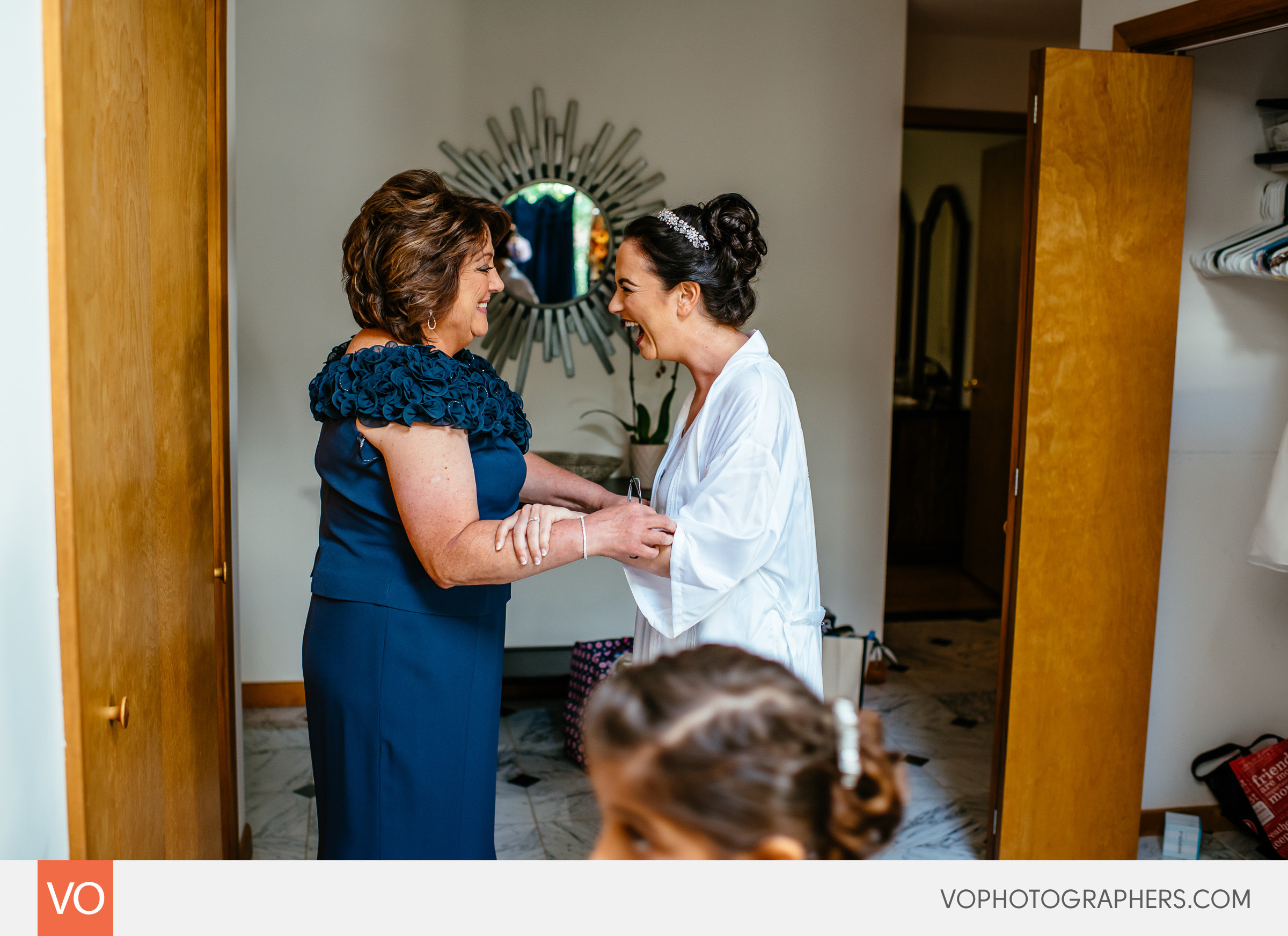 Bride and her mother