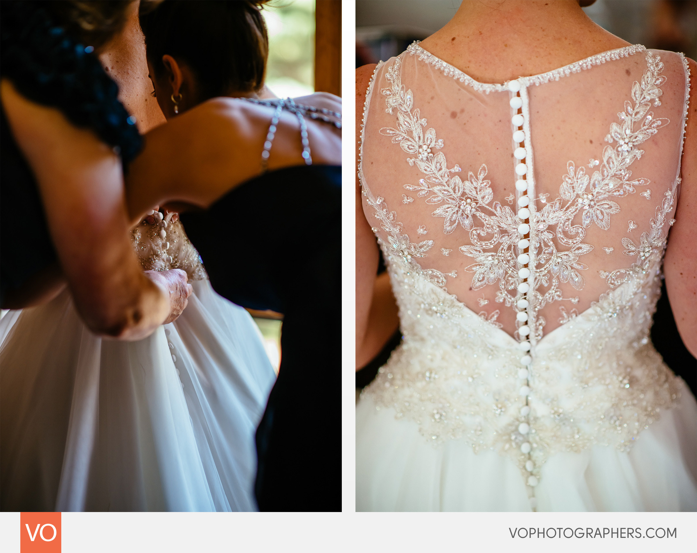 Wedding dress details