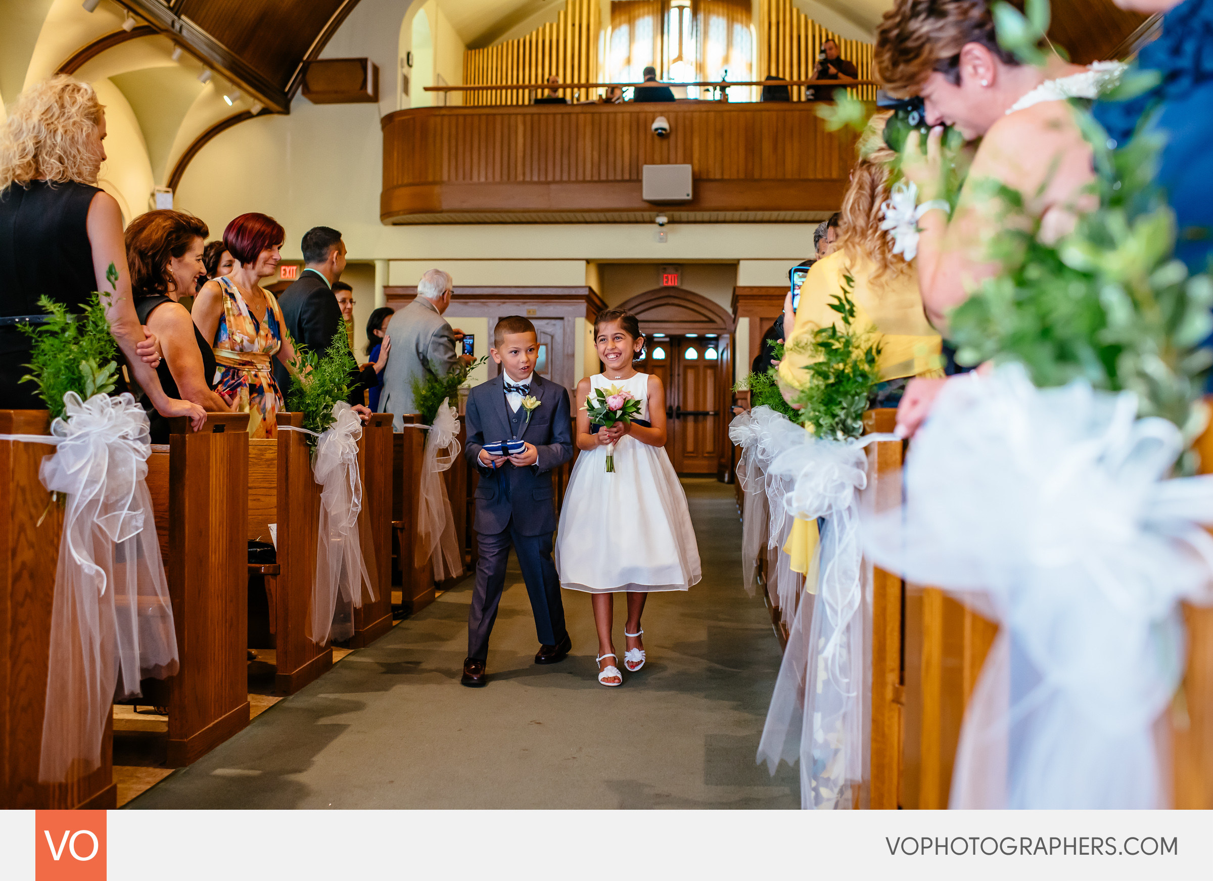 Flower girl and ring bearer