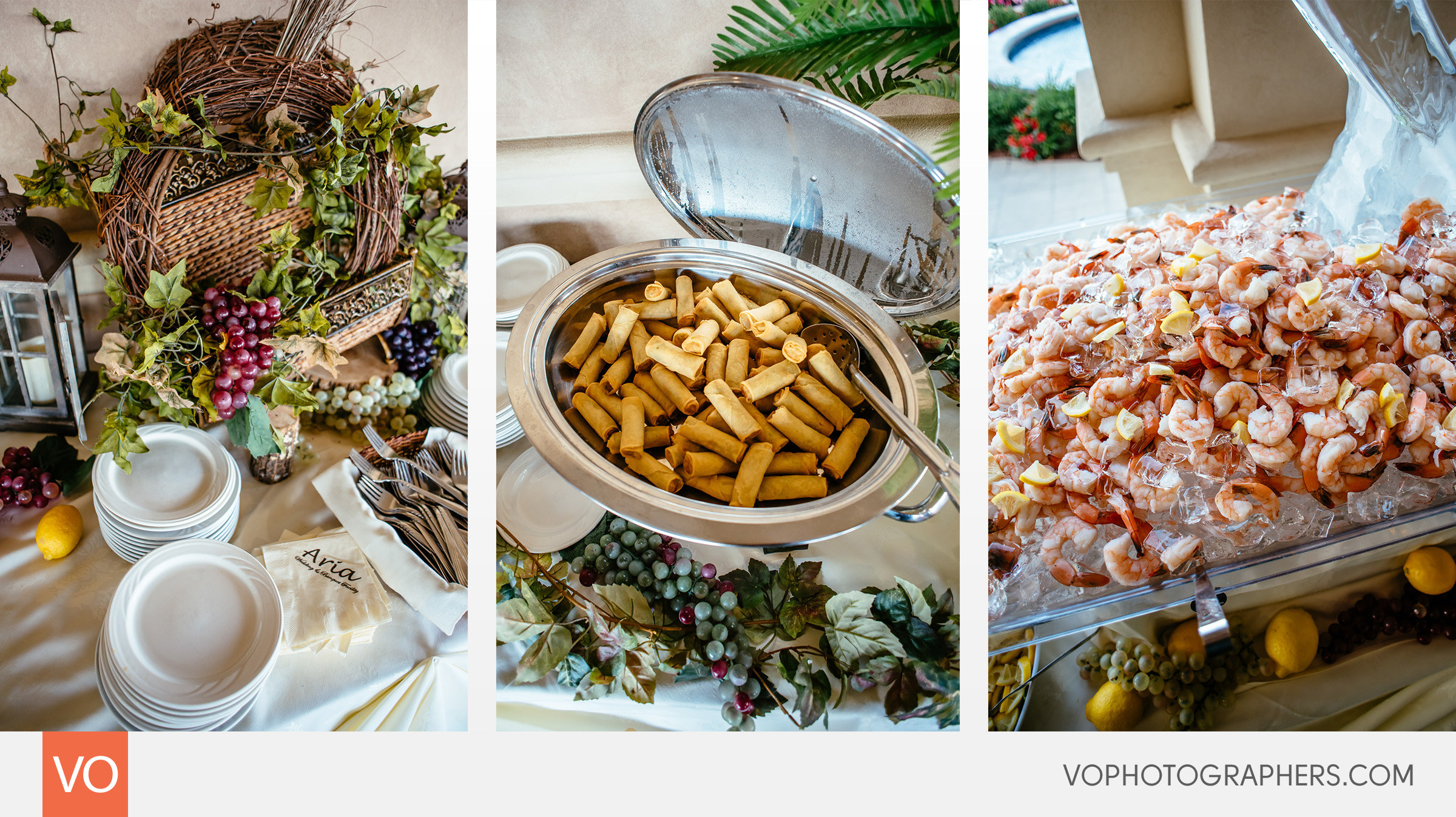 Appetizers served at Aria