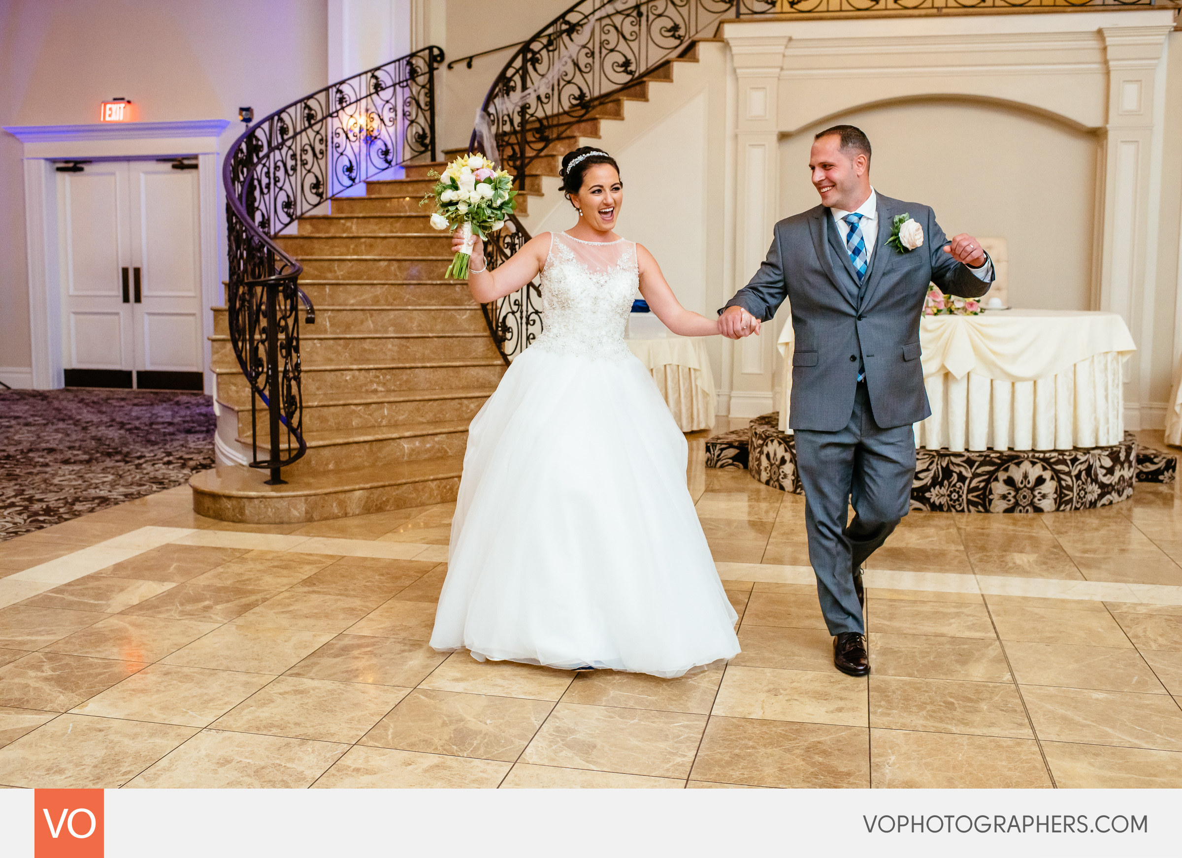 Bride and groom introduction