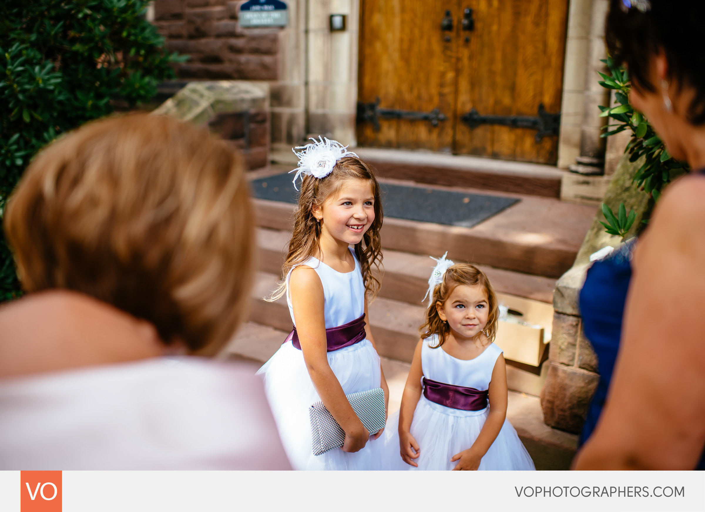 Flowergirls in their dressed