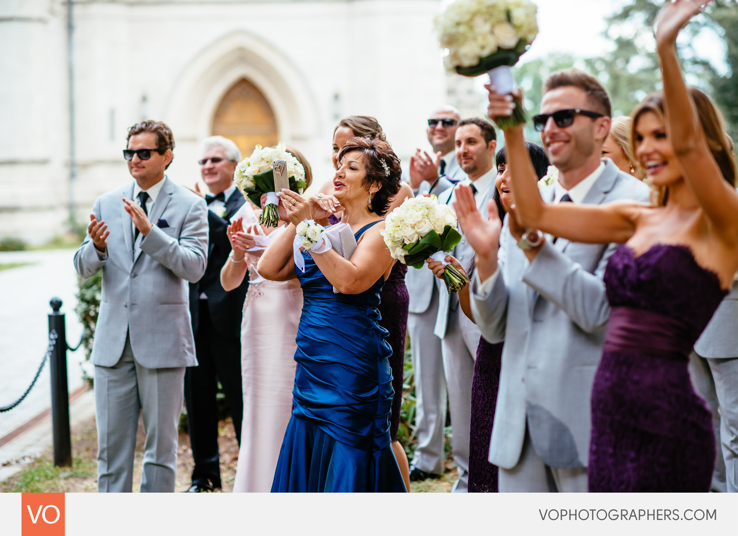 Family cheering first look