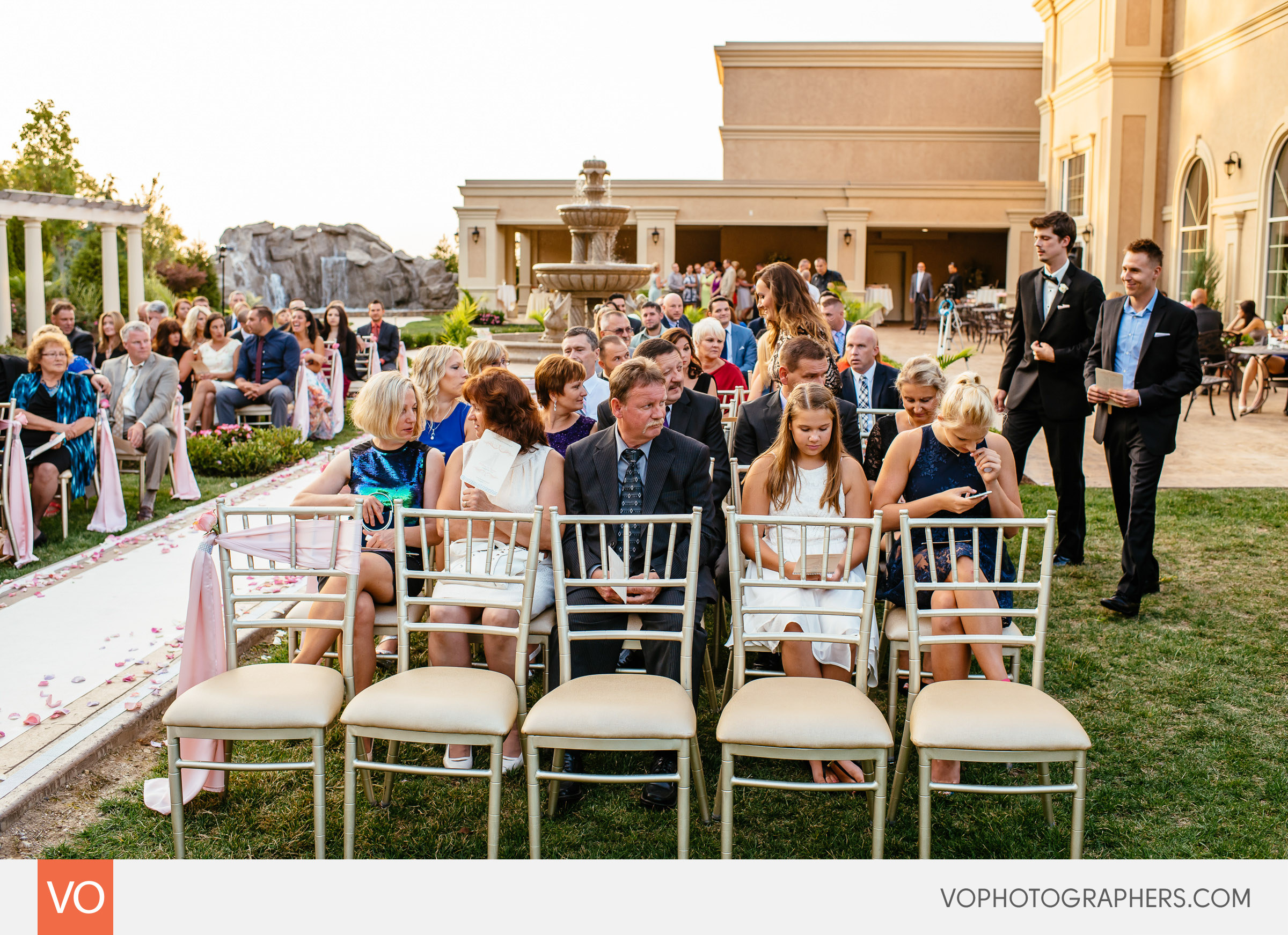 Outdoor Ceremony at Aria