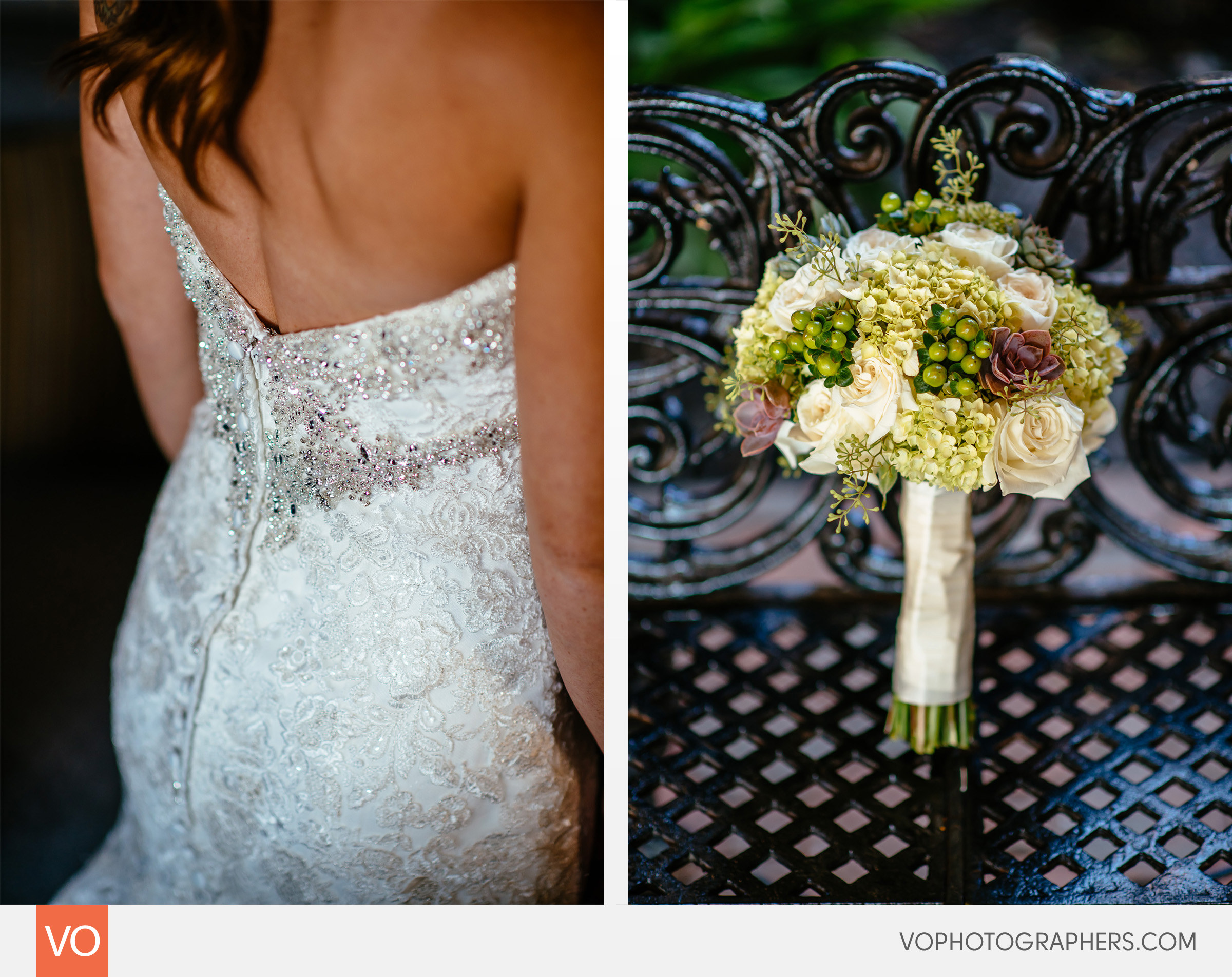 St Clements Castle Wedding Dress and Flowers